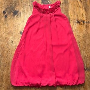 Red Christmas dress size 14, balloon hem